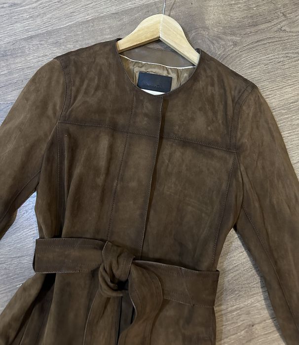 Куртка, тренч Massimo Dutti замша xs-s