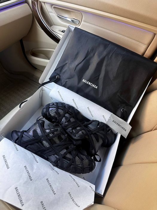 Balenciaga 3XL Extreme Lace Black кросівки баленсіага на платформі