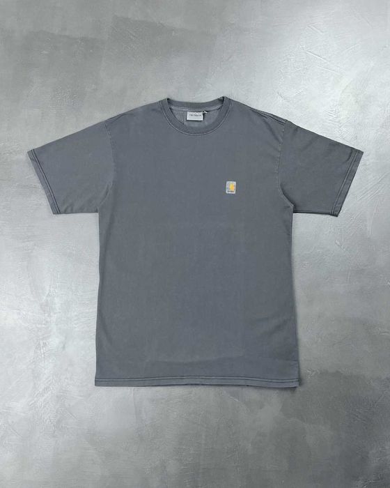 Футболка Carhartt WIP Basic T-Shirt Washed Charcoal