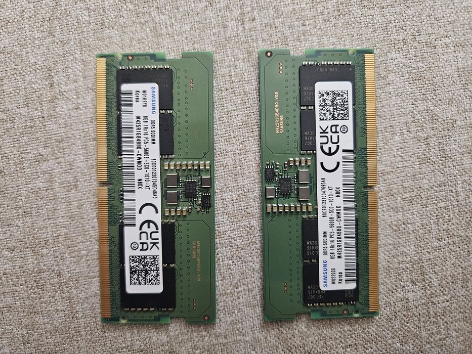 16GB SSODIM SAMSUNG Dual-channel 5600 MHz DDR5 2 x 8GB
