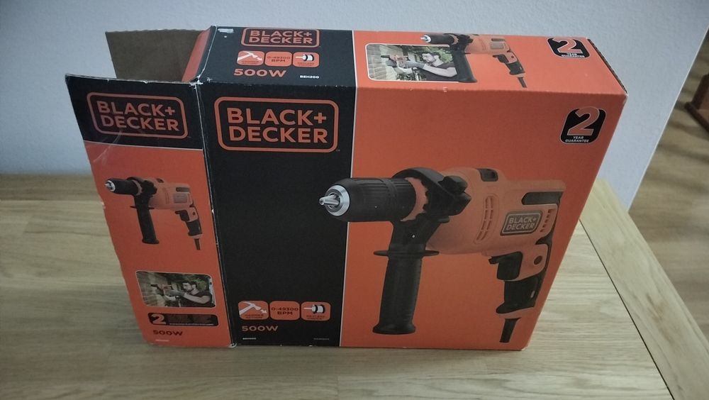 Black &Decker Furador Percussão BEH 500W
