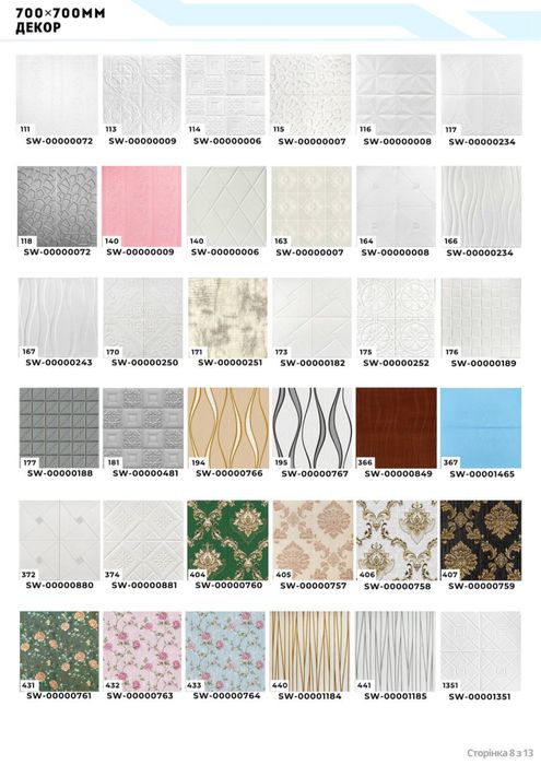 Дитячі самоклеючі 3д панелі, шпалери на стіни, обои ПВХ