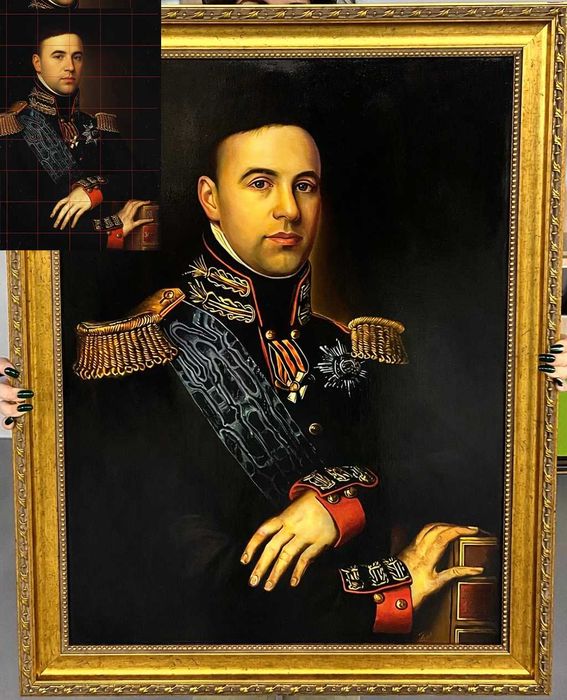 Живописні картини олійними фарбами по фото