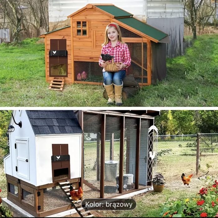 Drzwi do kurnika lub gołębnika