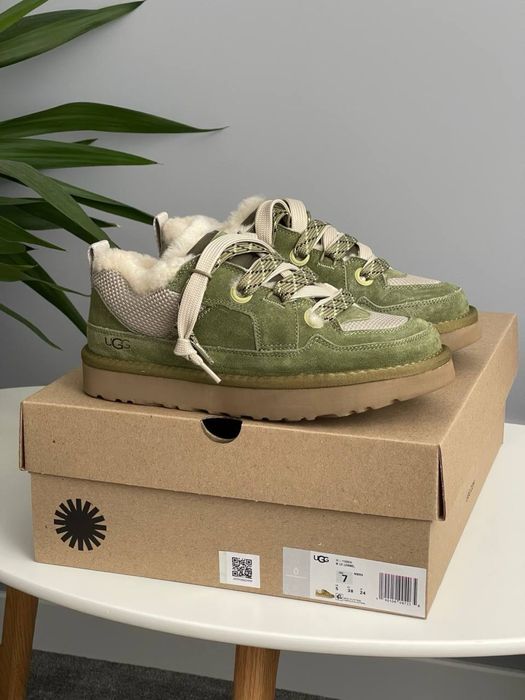 Уггі UGG Lo Lowmel Sneaker Muted Brass FUR (36-41)