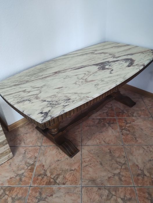 Stół ława blat marmurowy