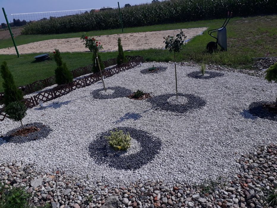 Kamień Grys Granit OGRODOWY worek 20kg luzem Transport