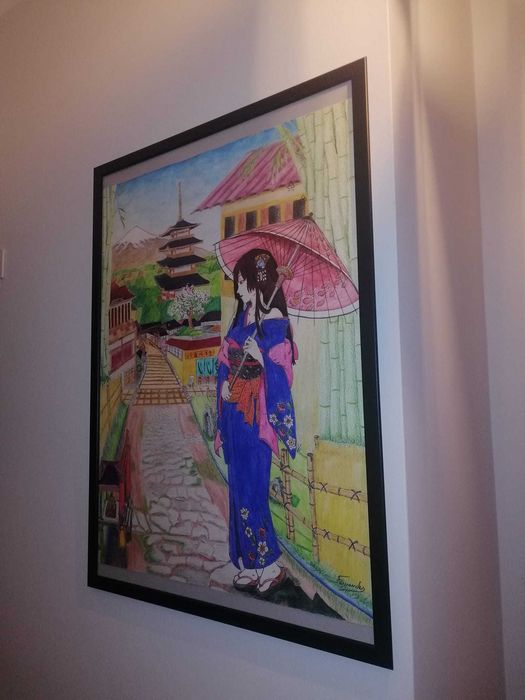 Uma visita ao templo em Quioto