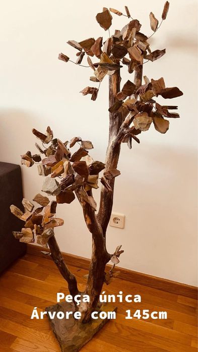 Árvore Decorativa em Pedra Natural – Peça Única | 145 cm