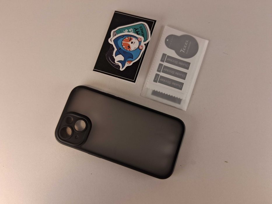 Y122 Etui Tocol i Szkło Hartowane iPhone 15 2+1 Czarny