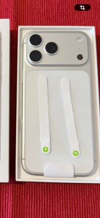 Iphone 17 pro Max Silver  256GB Novo .