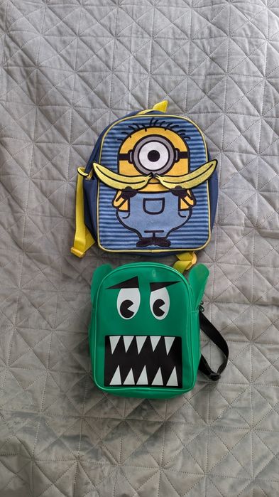 2 plecaka dla dzieci