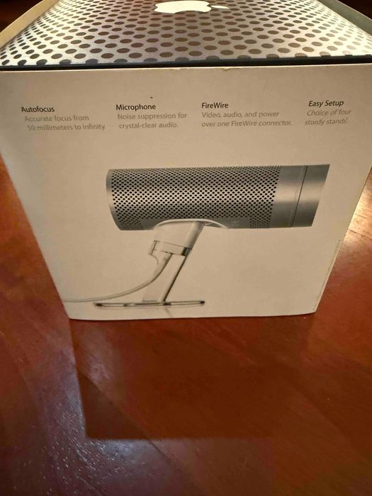 APPLE ISIGHT COMO NOVAS EM CAIXA. Auto focus video camara