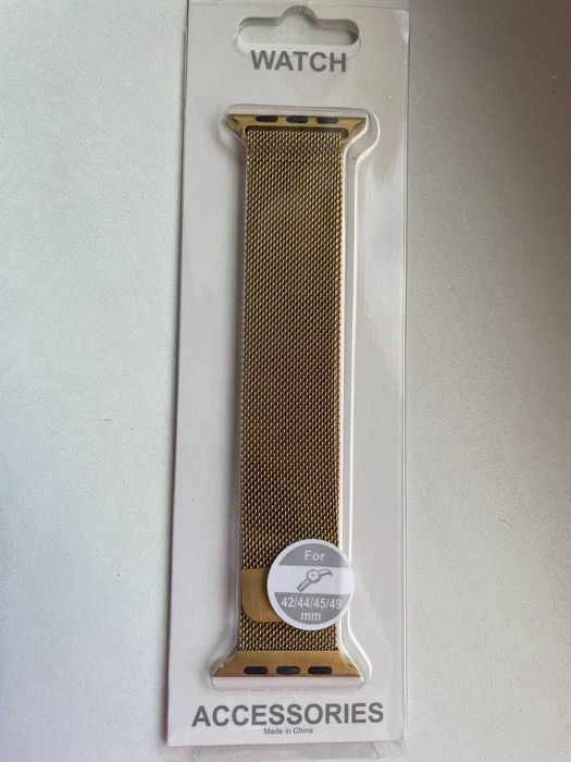 Ремінець для Apple Watch 49/45/44/42 mm Gold