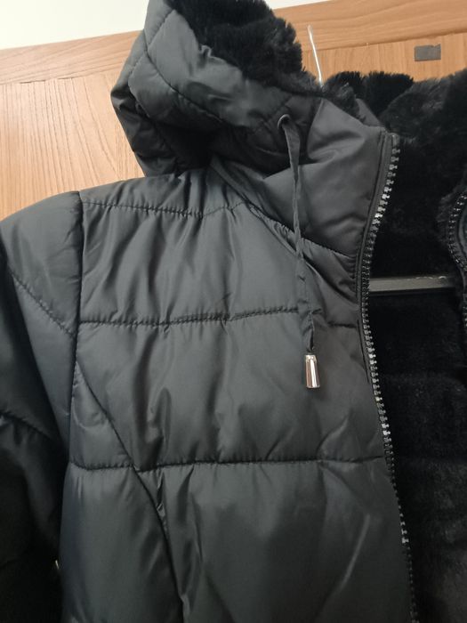 Kurtka zimowa damska dwustronna