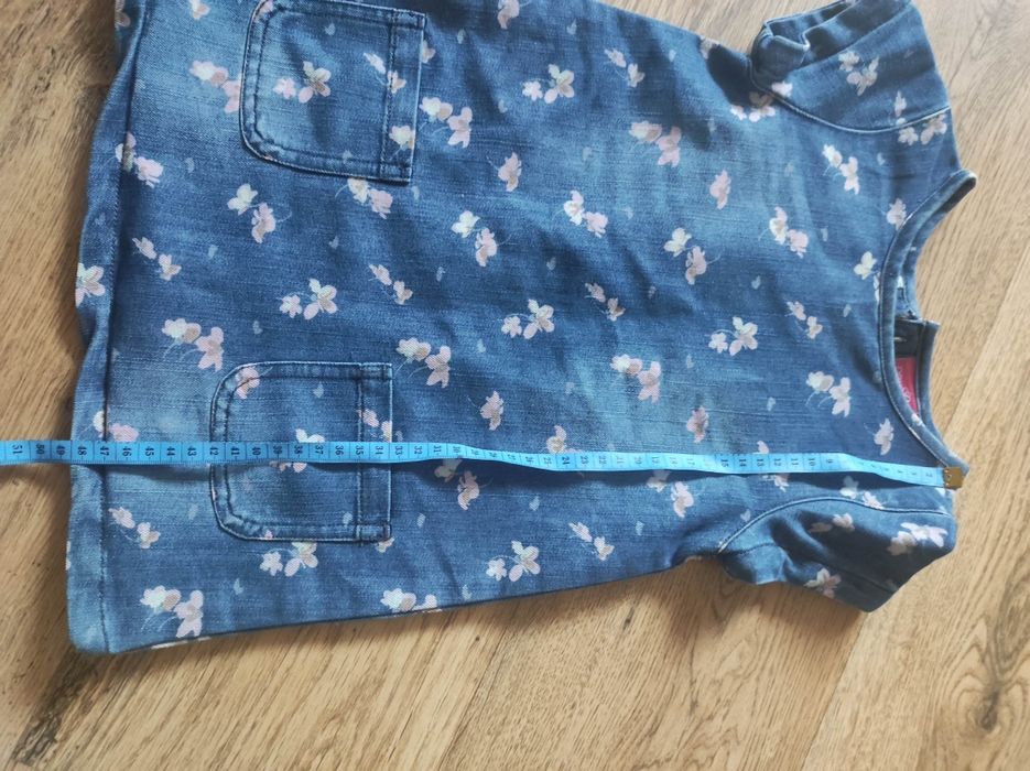 sukienka elegancka wizytowa jeansowa 92