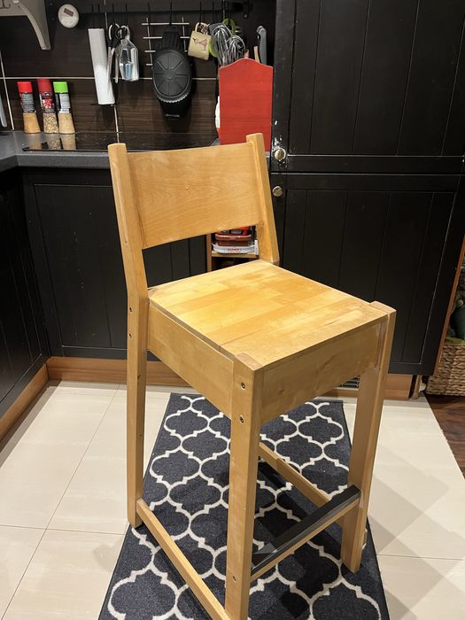 Hoker Ikea drewniay 3 szt