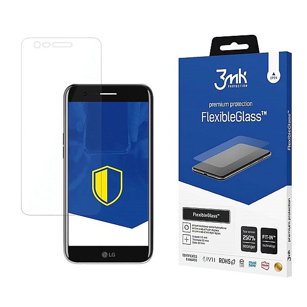 Szkło hybrydowe 3mk FlexibleGlass™ na LG K10/2017