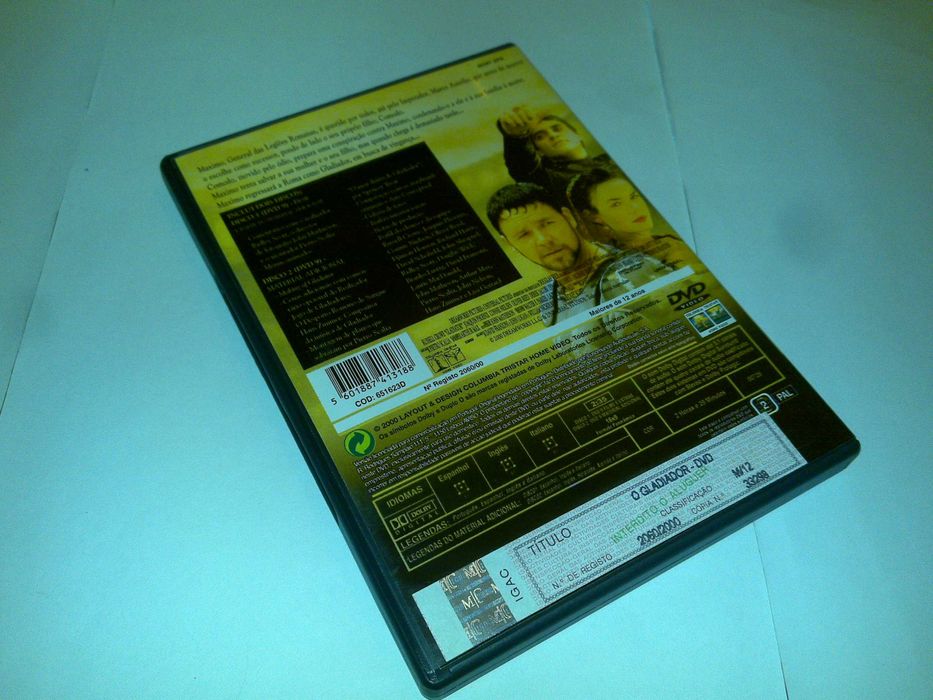 o gladiador (edição especial 2 dvds) com russell crowe