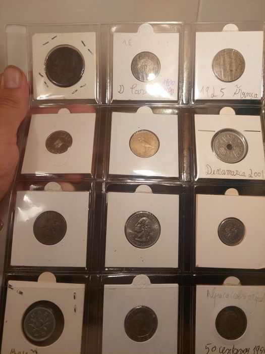 Lote 12 moedas diversas