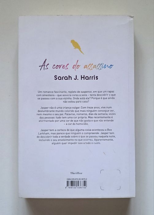 As cores do assassino - Sarah J. Harris