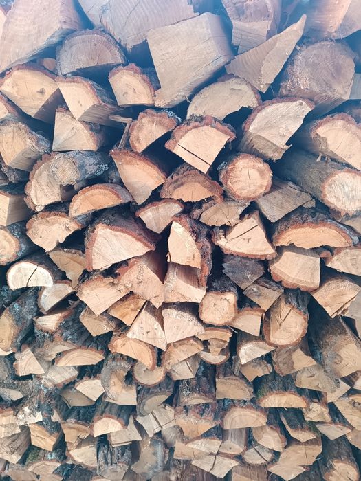 Drewno kominkowe, opałowe, dąb, suche.