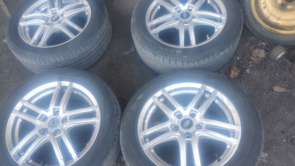 5x108 17 ford  mondeo  mk 5 alufelgi  opony letnie + czujniki