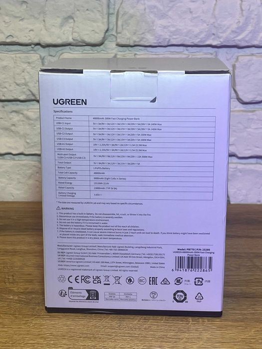 Ugreen 25000-48000 PB552 PB722 PB770 ноутбука MacBook Iphone роутера