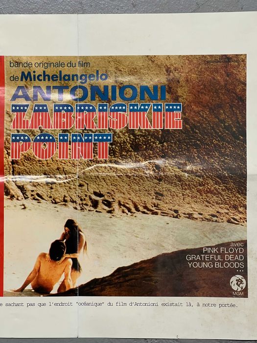Poster de Zabriskie point de Antonioni