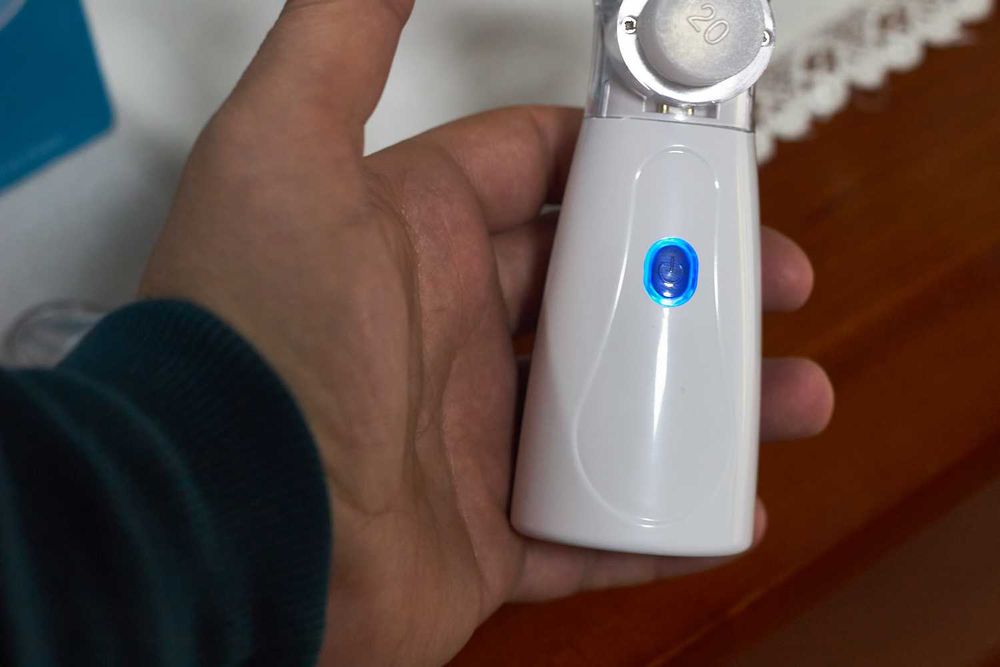 Nebulizador portatil bebe e adulto