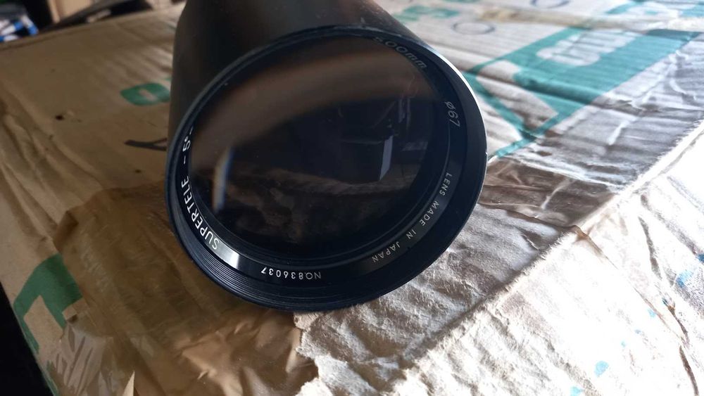 Teleobjetiva Manual Supertele 500mm (Montagem Universal / T-Mount)