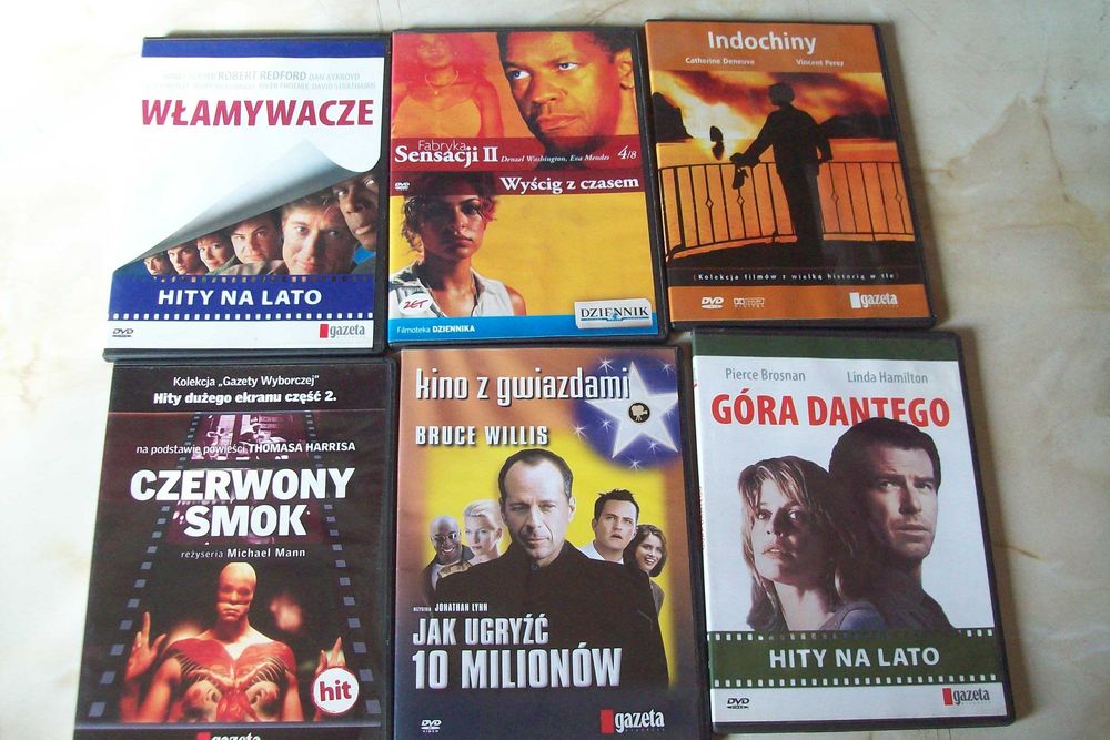 Zestaw 20 filmów dvd mix
