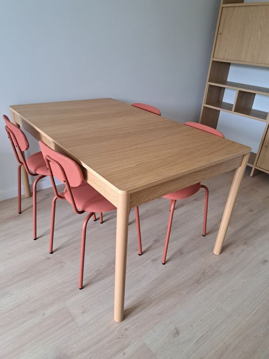 Krzesło Ikea czerwonobrązowe