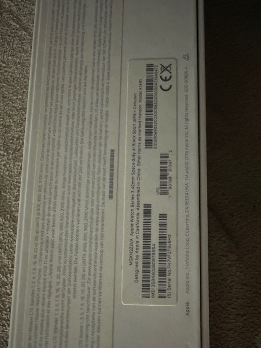 Apple Watch 3 42mm GPS + Cellular