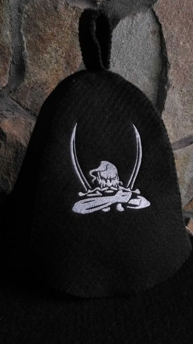 Банные шапки с индивидуальной надписью