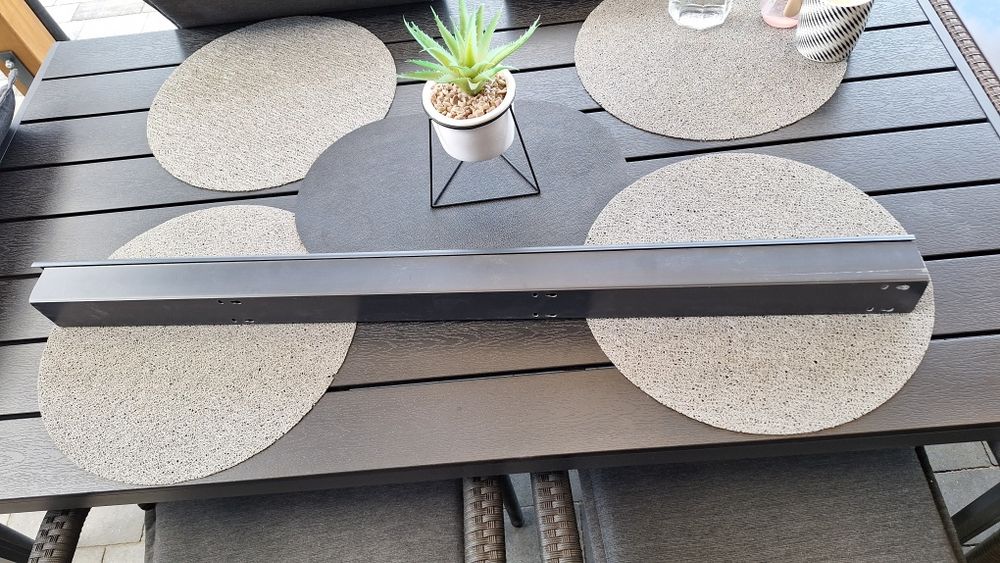 Korytko instalacyjne 60x60 mm L=98 cm Antracyt