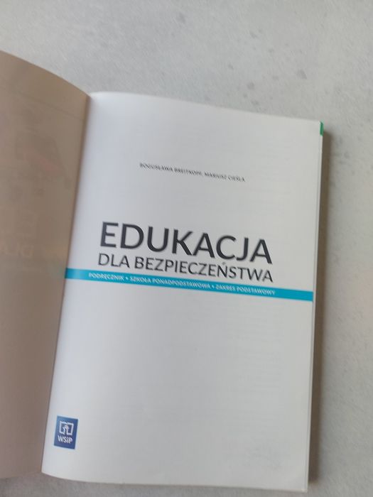 Edukacja dla bezpieczeństwa podręcznik dla szkoły ponadpodstawowej