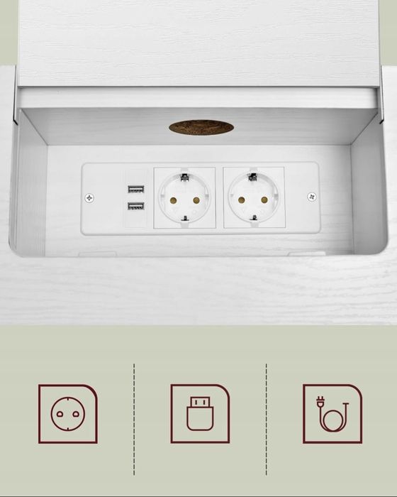 Stolik konsolowy biały