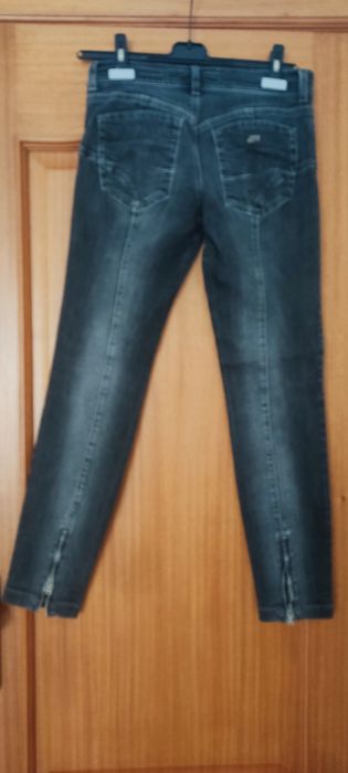Calça de ganga preta miss sisty
