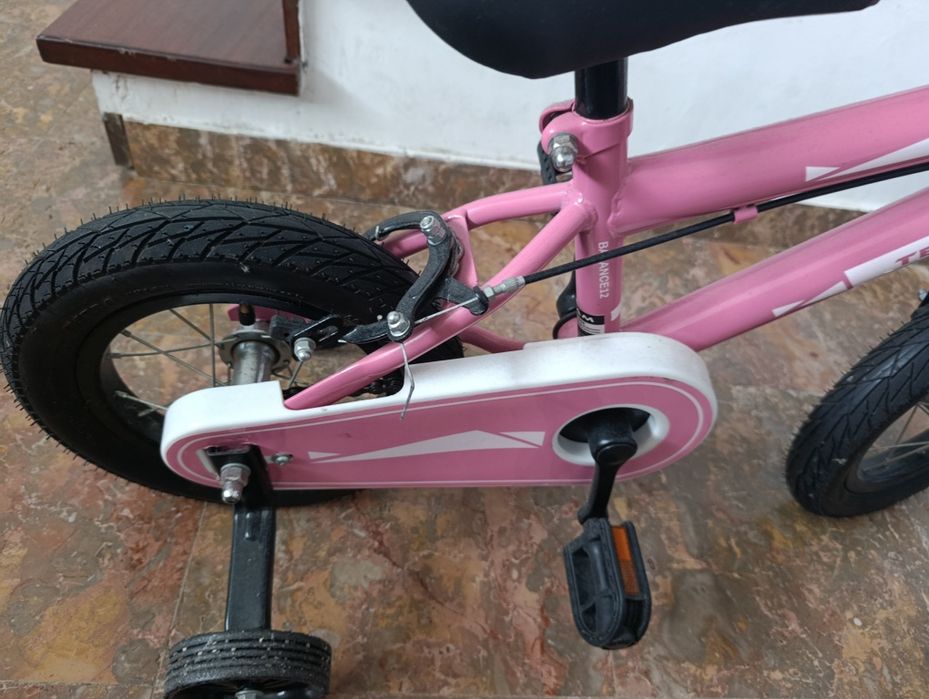 Bicicleta menina cor de rosa