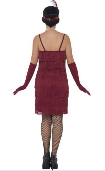 Strój retro 5 elementów lata 20 retro bal karnawał rozmiar M