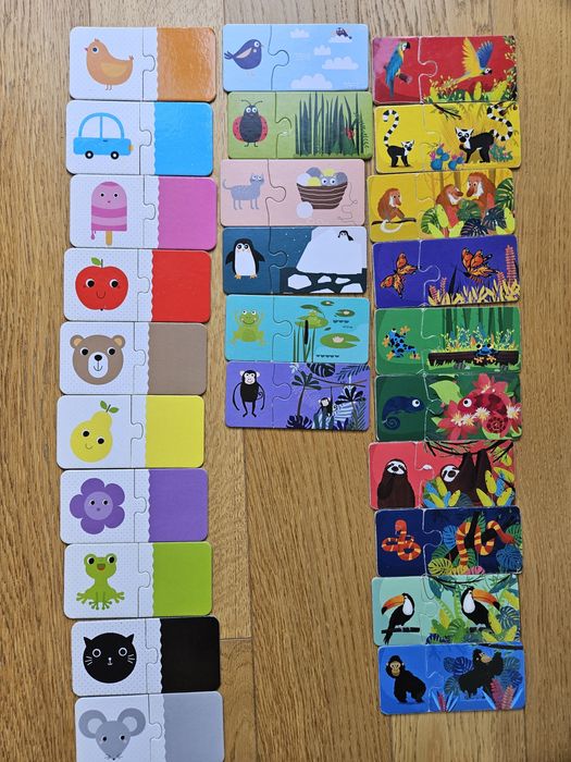 Puzzle duo dwie części rok dwa trzy lata Kapitan Nauka Czuczu