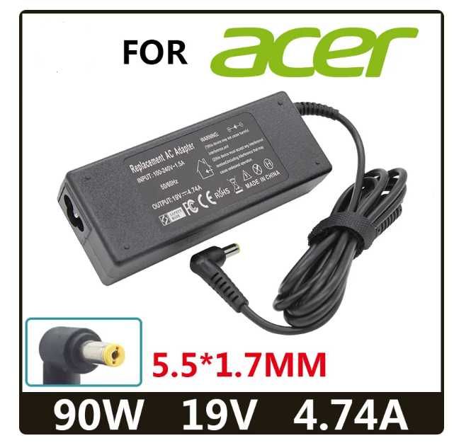 Зарядка 19V 4.74A 90W (5.5x1.7) | Acer | Нова A+ | Гурт