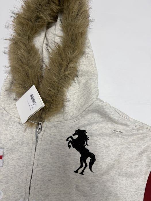 зип худи Protocol Index Project g/r fur с мехом M L Vetements balencia