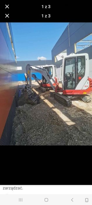 Minikoparka Takeuchi tb 216 wynajem