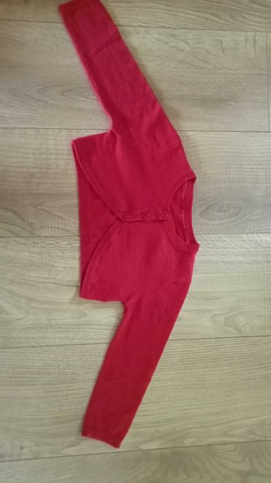 92 98 bolerko czerwone sweter sweterek dla dziewczynki święta