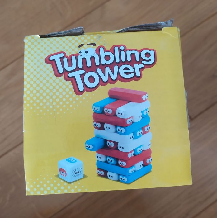 Tumbling tower, wierzą klocki, gra zręcznościowa, Jenga