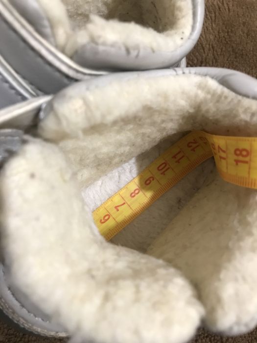 Детские Зимние ботинки сапоги первая обувь 15 размер 11см 12см 12,5см