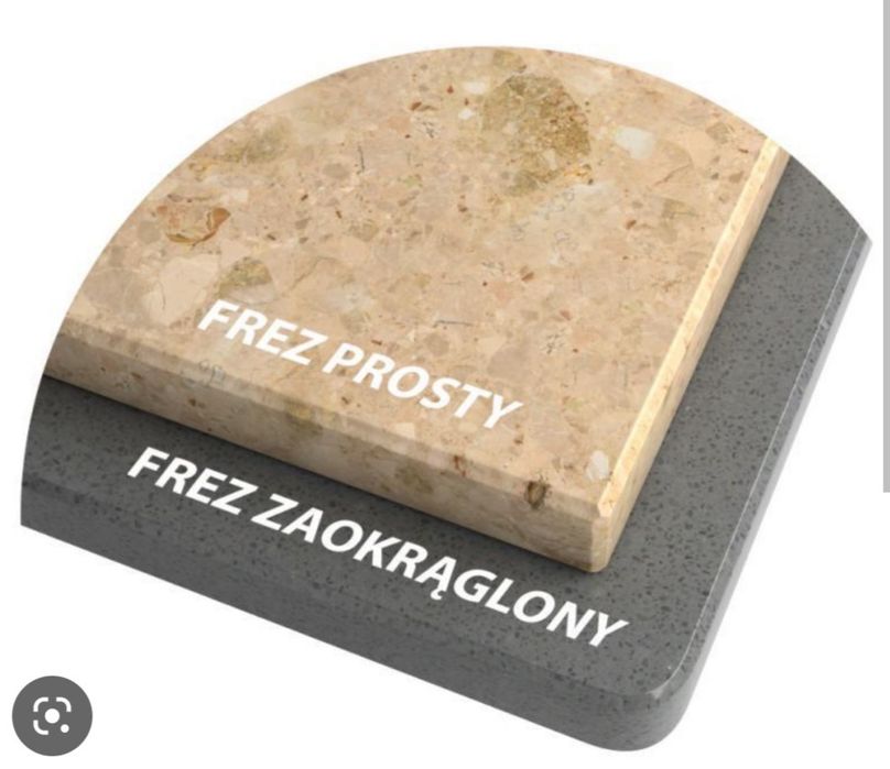 PARAPET konglomerat MISTY WHITE 2cm grubości
