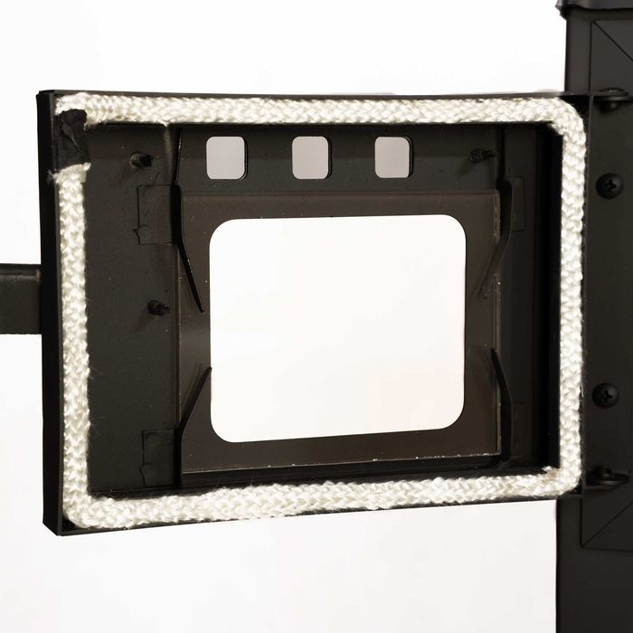 PIEC szamotowy z szybą koza kominek stalowy POLSKI EKOPROJEKT 2022